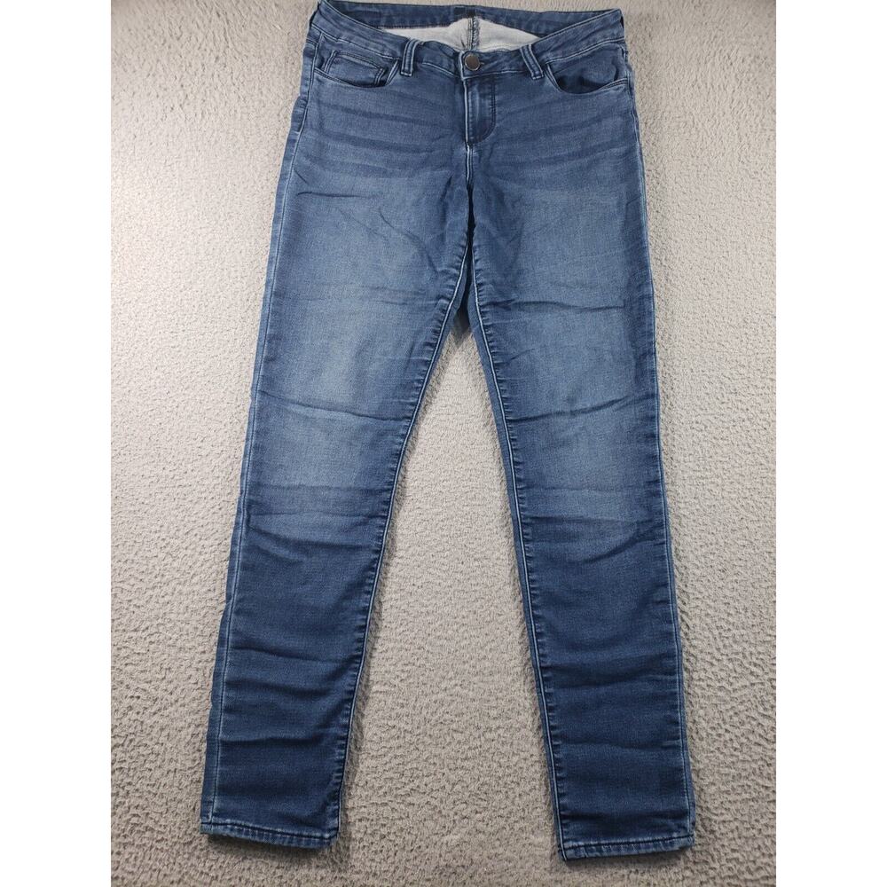 Kut From The Kloth Jeans Women's 8 Blue Denim Tapered Mid Rise Stretch 30x32